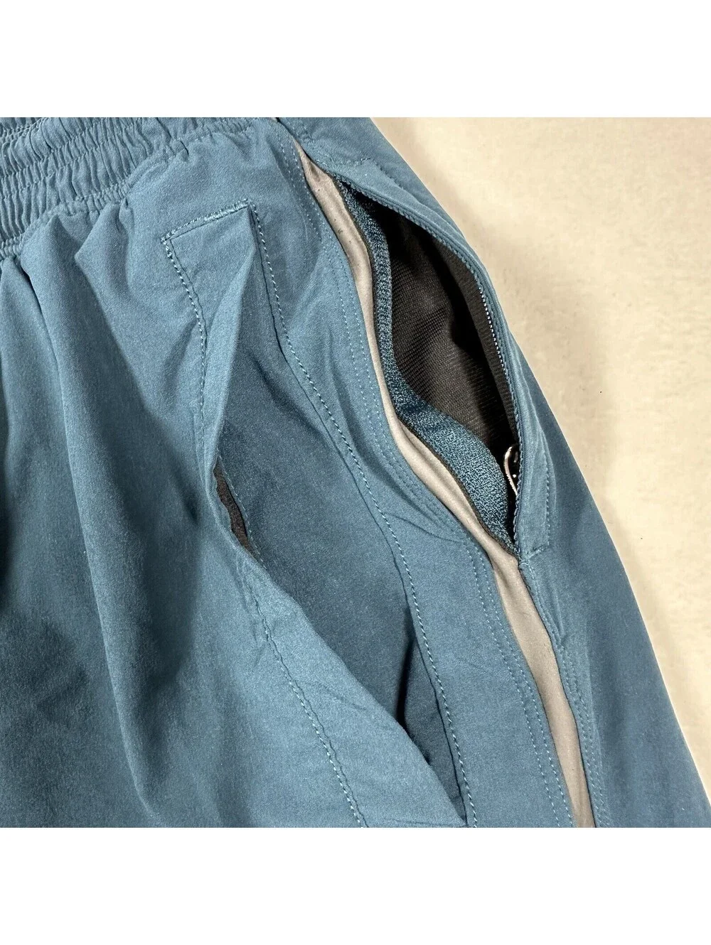 Lululemon Men's Pace Breaker Short 9'' Liner Turquoise Size M